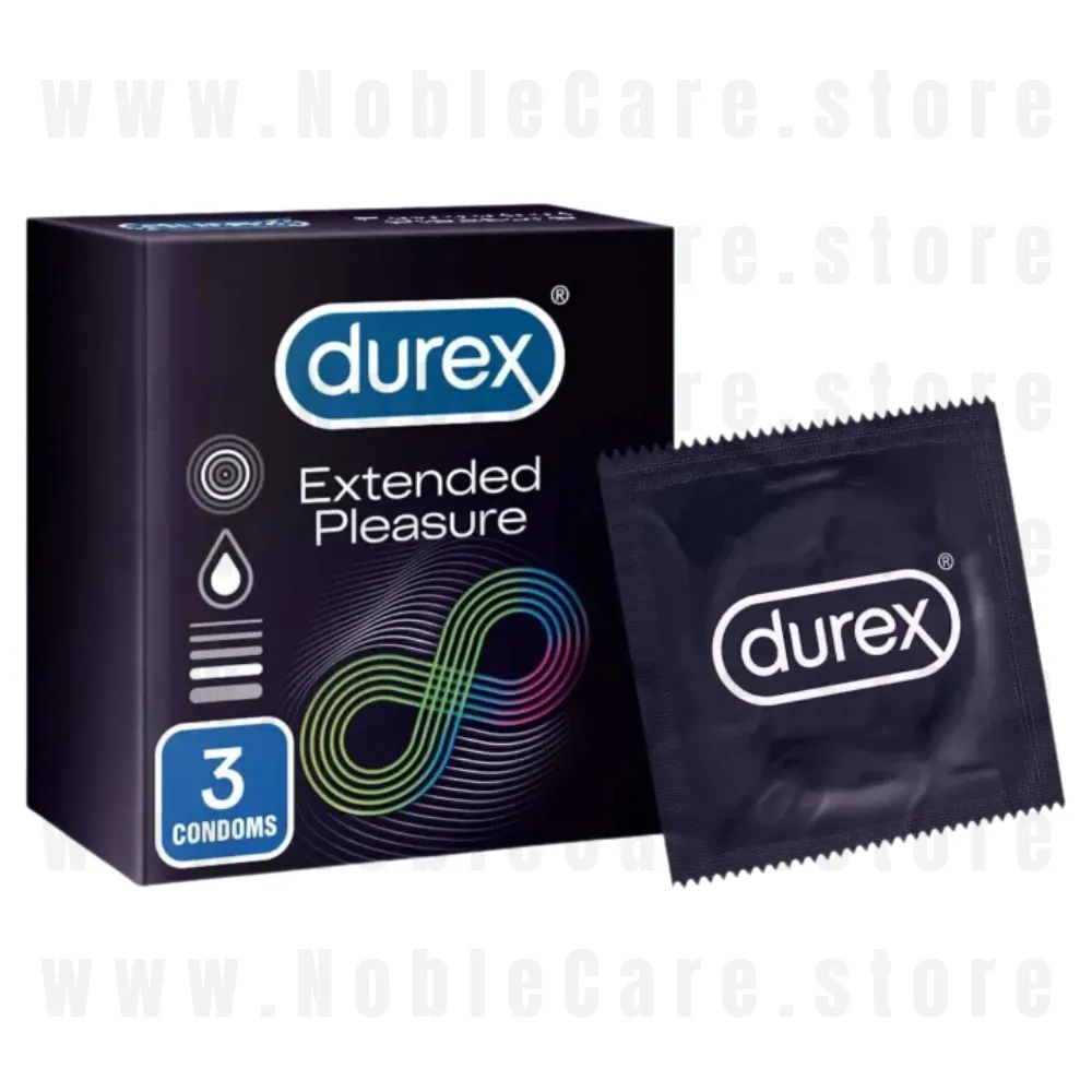 Durex Extended Pleasure Condoms pack for extended pleasure and climax control